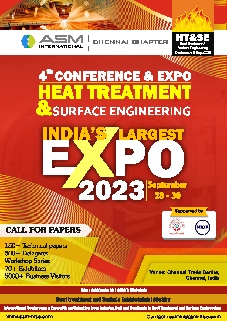 4th Conference & Expo Heat Treatment & Surface Engineering